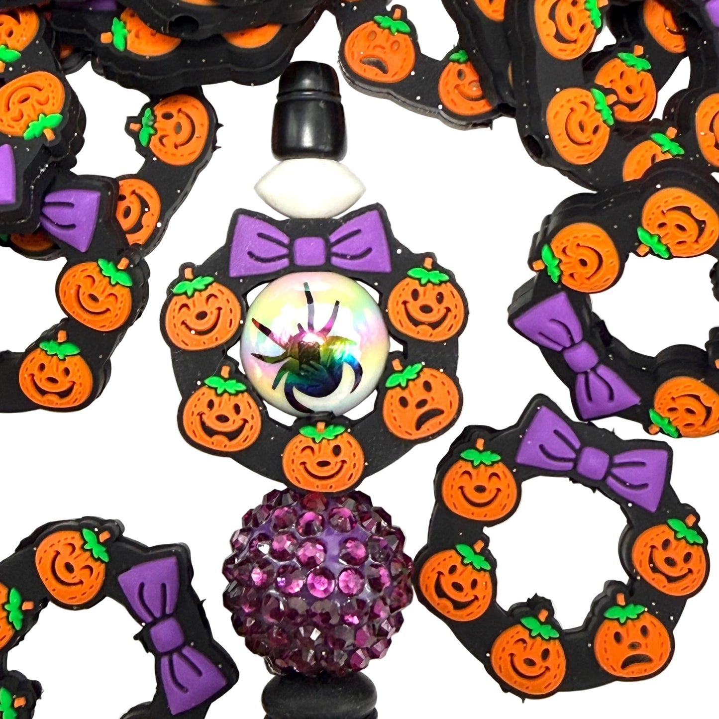 Pumpkin mode: ON Silicone Focal Beads
