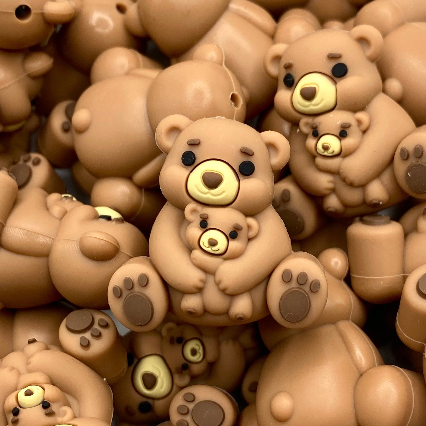 I Love You More Than I Can Bear 3D Silicone Focal Beads