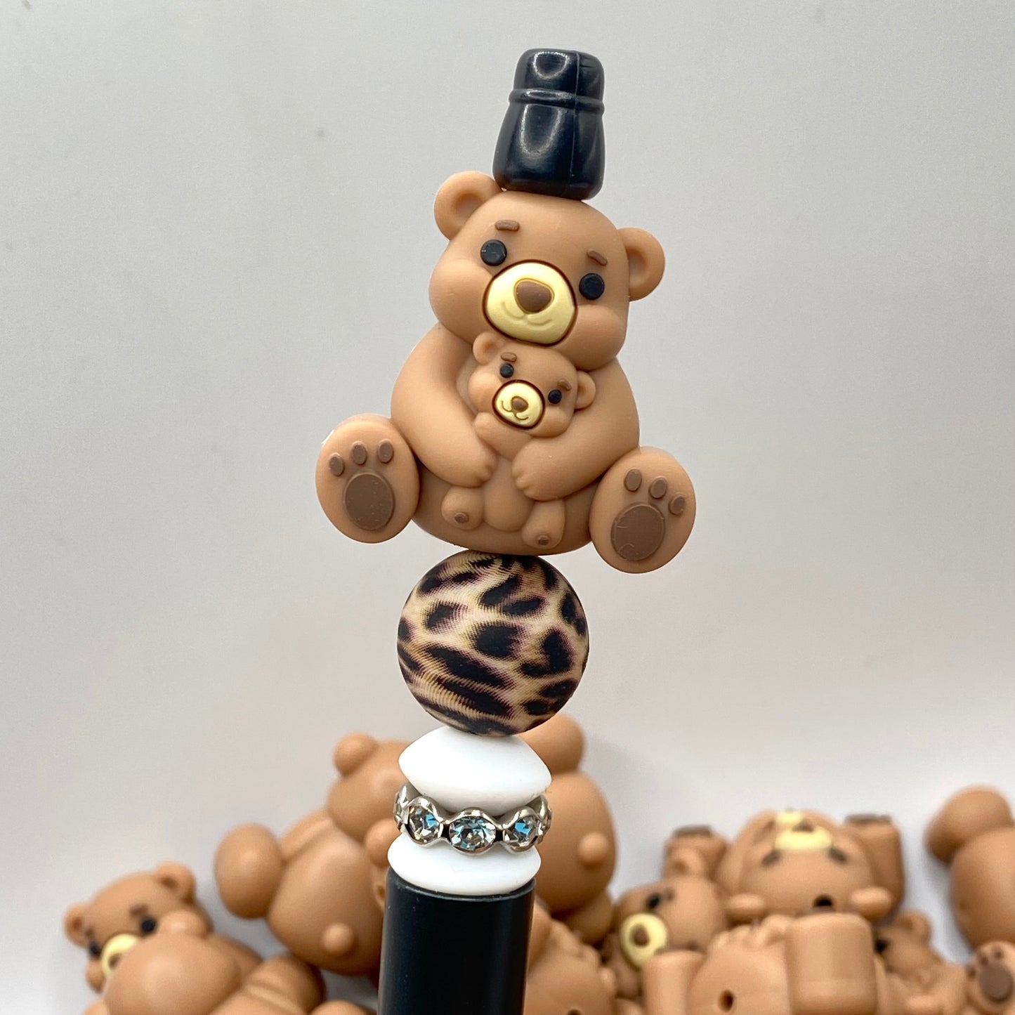 I Love You More Than I Can Bear 3D Silicone Focal Beads