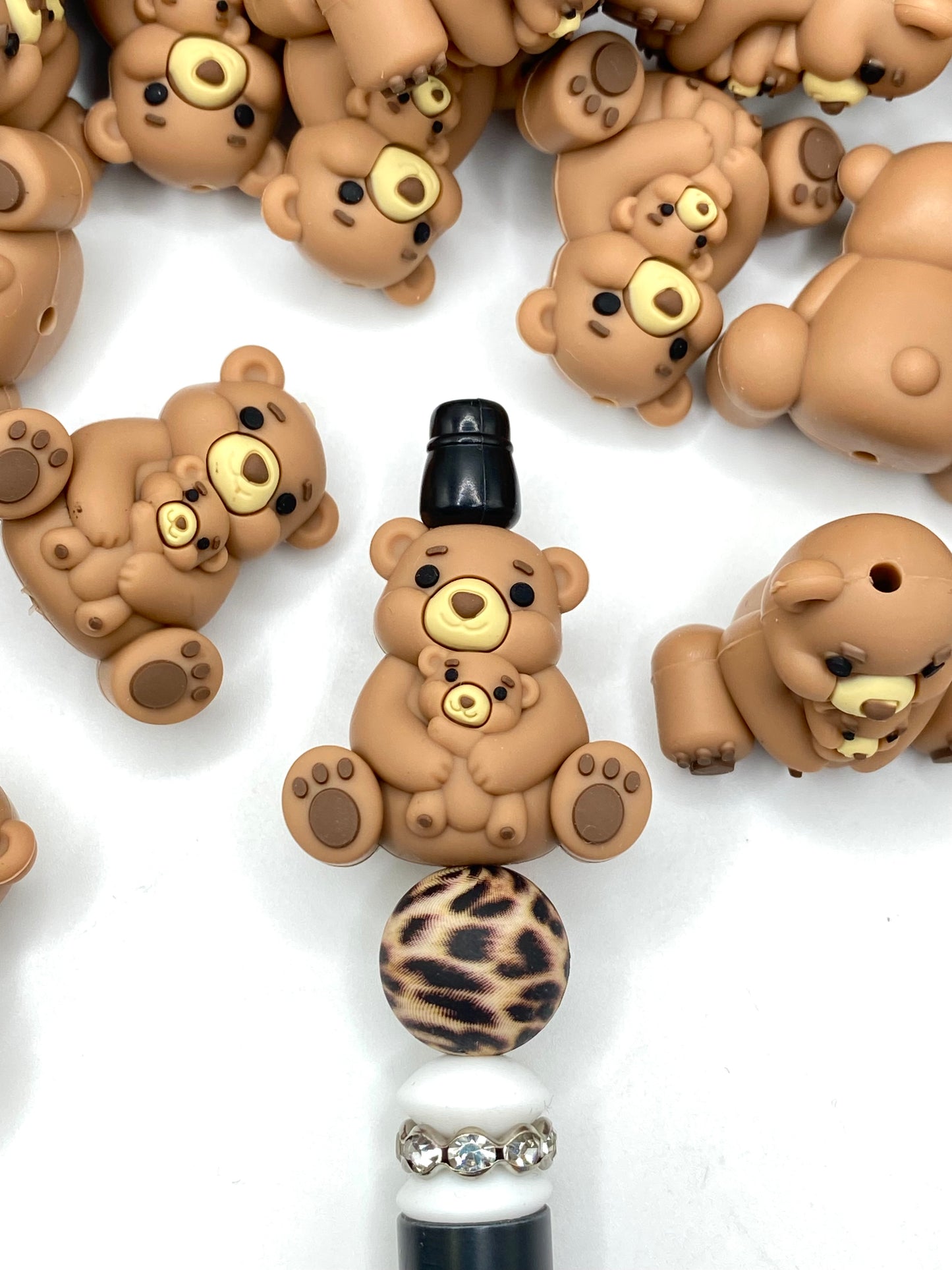 I Love You More Than I Can Bear 3D Silicone Focal Beads