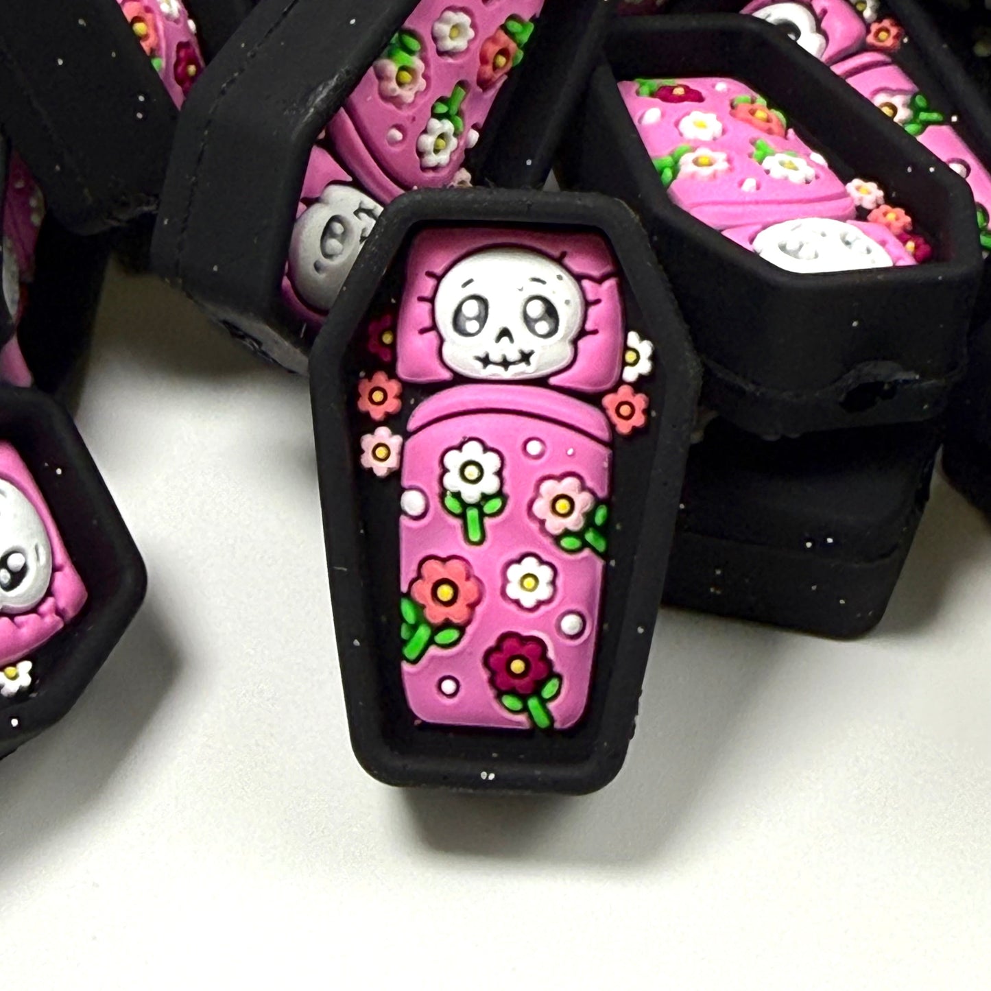 Sleeping In My Own Little Graveyard 3D Silicone Focal Beads