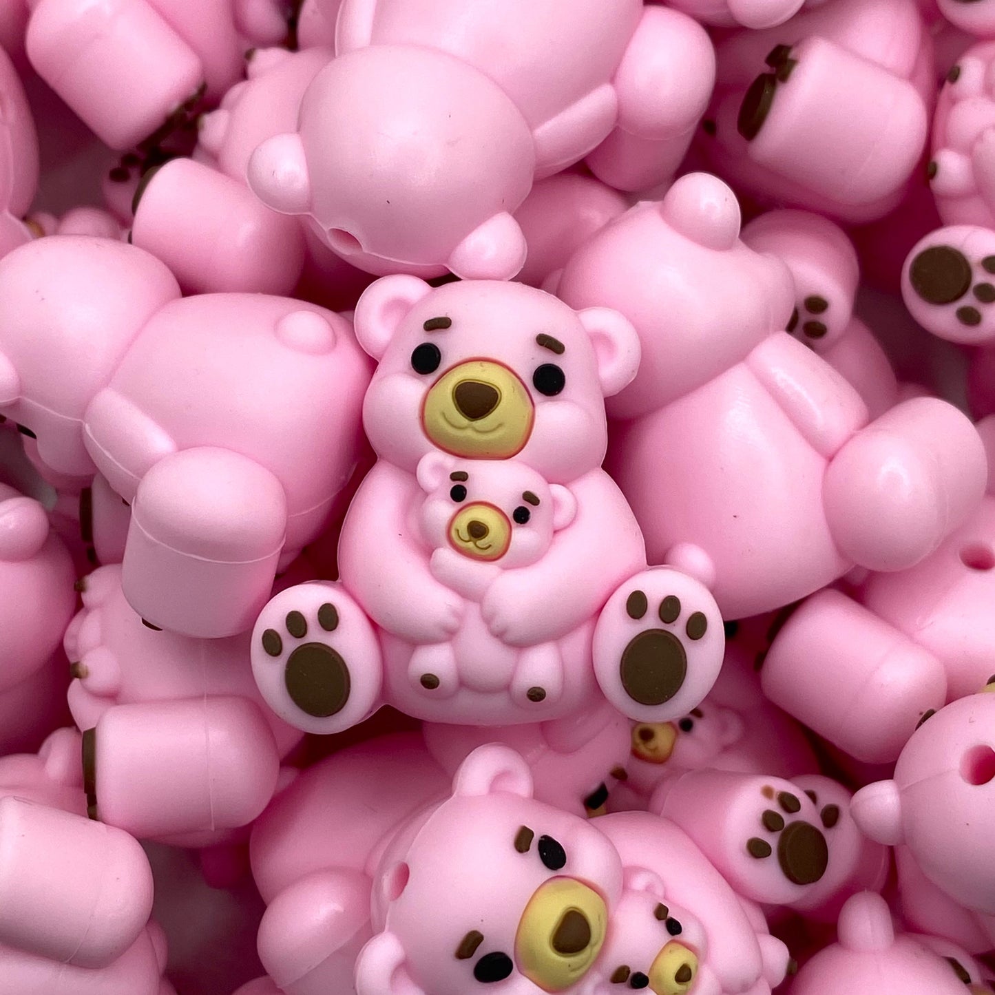 I Love You More Than I Can Bear 3D Silicone Focal Beads