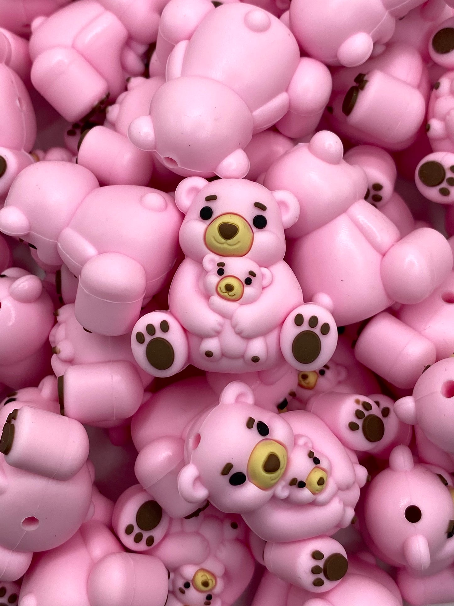 I Love You More Than I Can Bear 3D Silicone Focal Beads