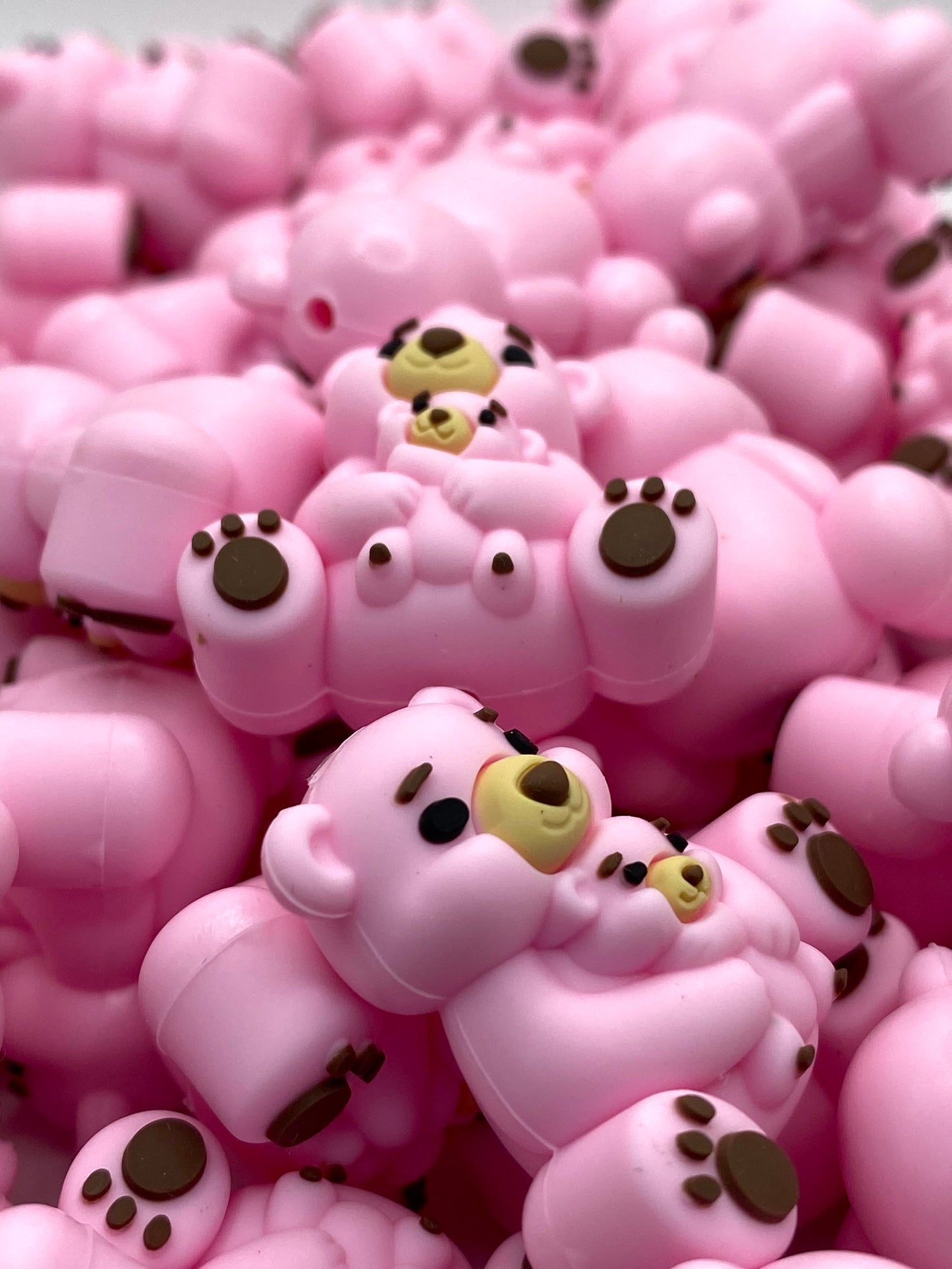 I Love You More Than I Can Bear 3D Silicone Focal Beads
