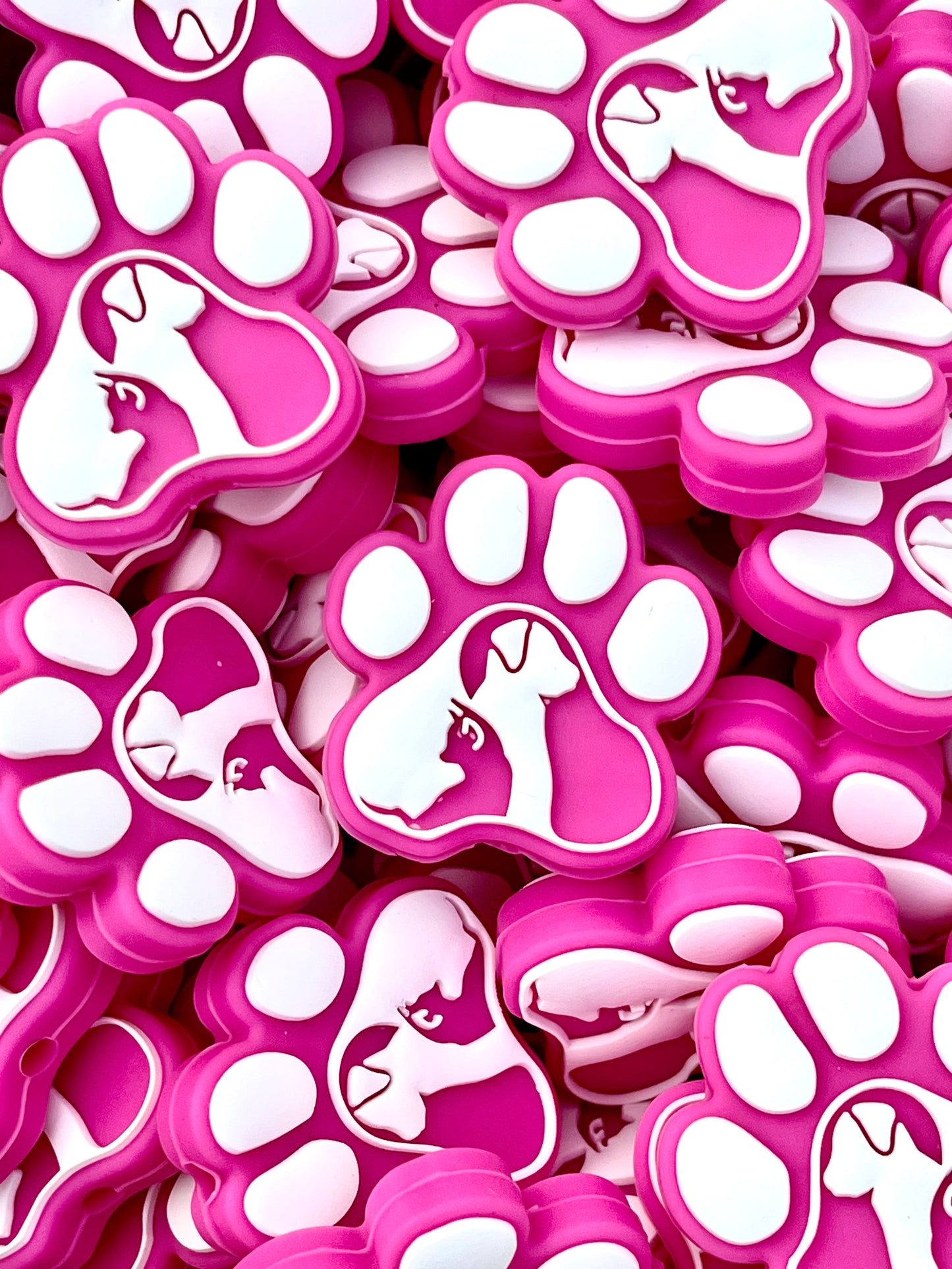 Paw Buddies Silicone Focal Beads