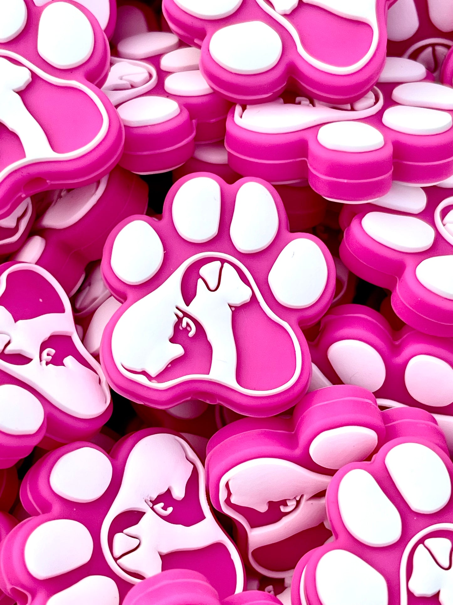 Paw Buddies Silicone Focal Beads