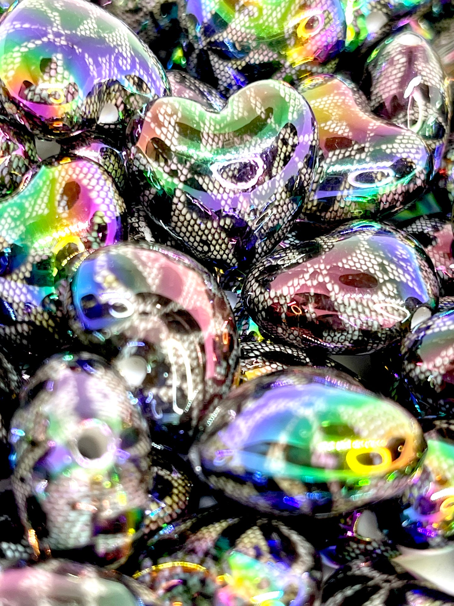 Heart Breaker Acrylic Beads