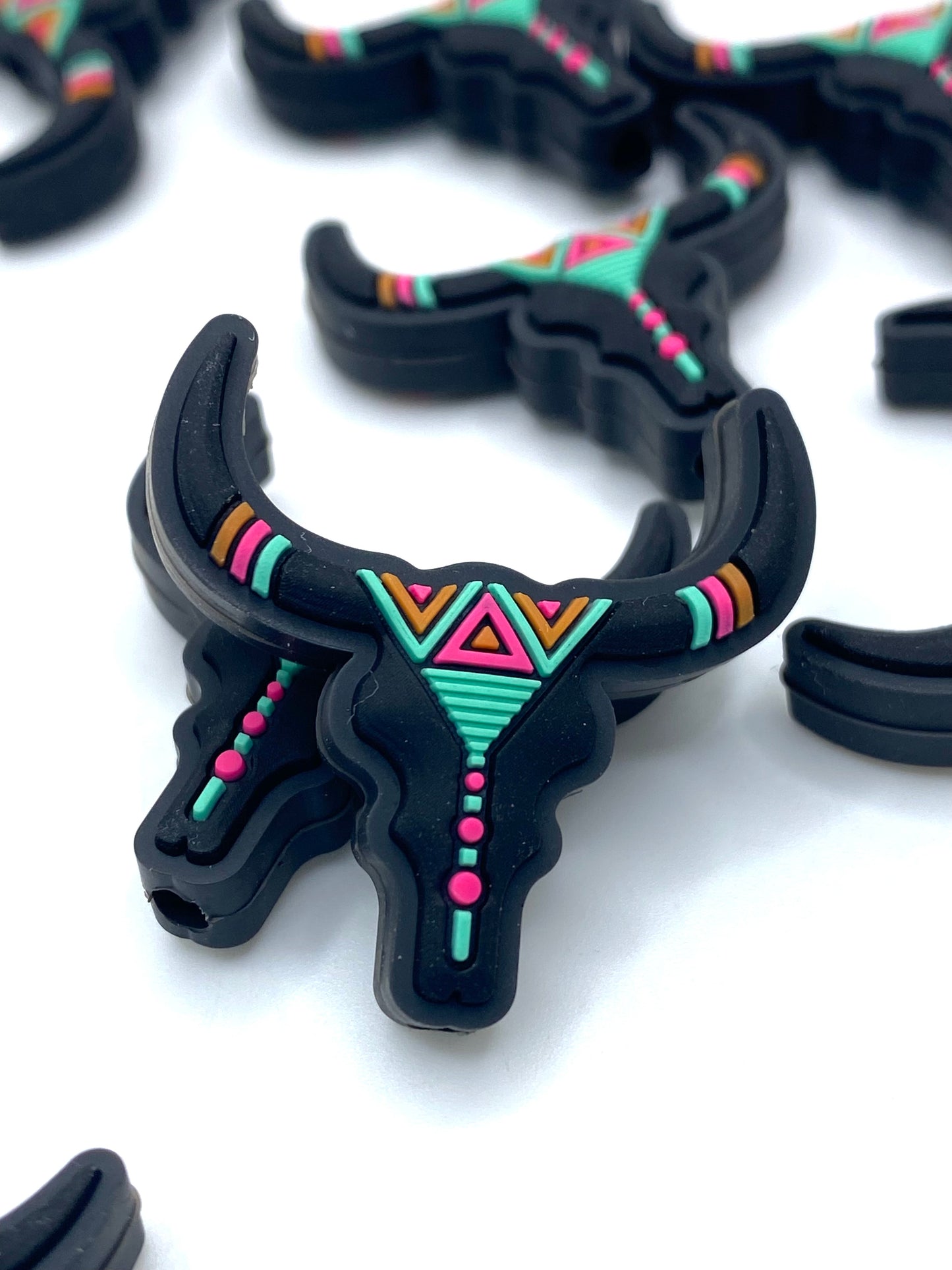 Bullseye Silicone Focal Beads