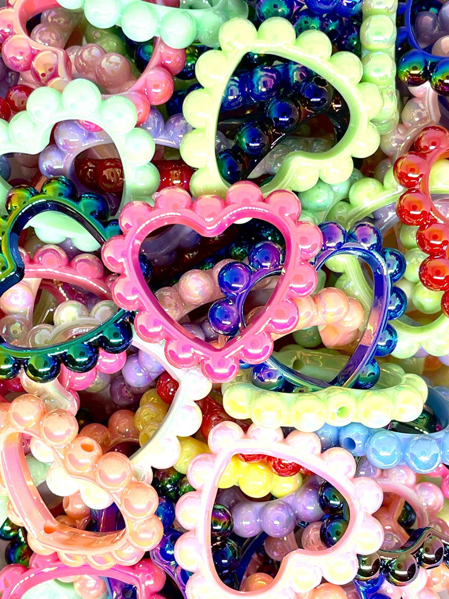 A Hole In My Heart Acrylic Beads