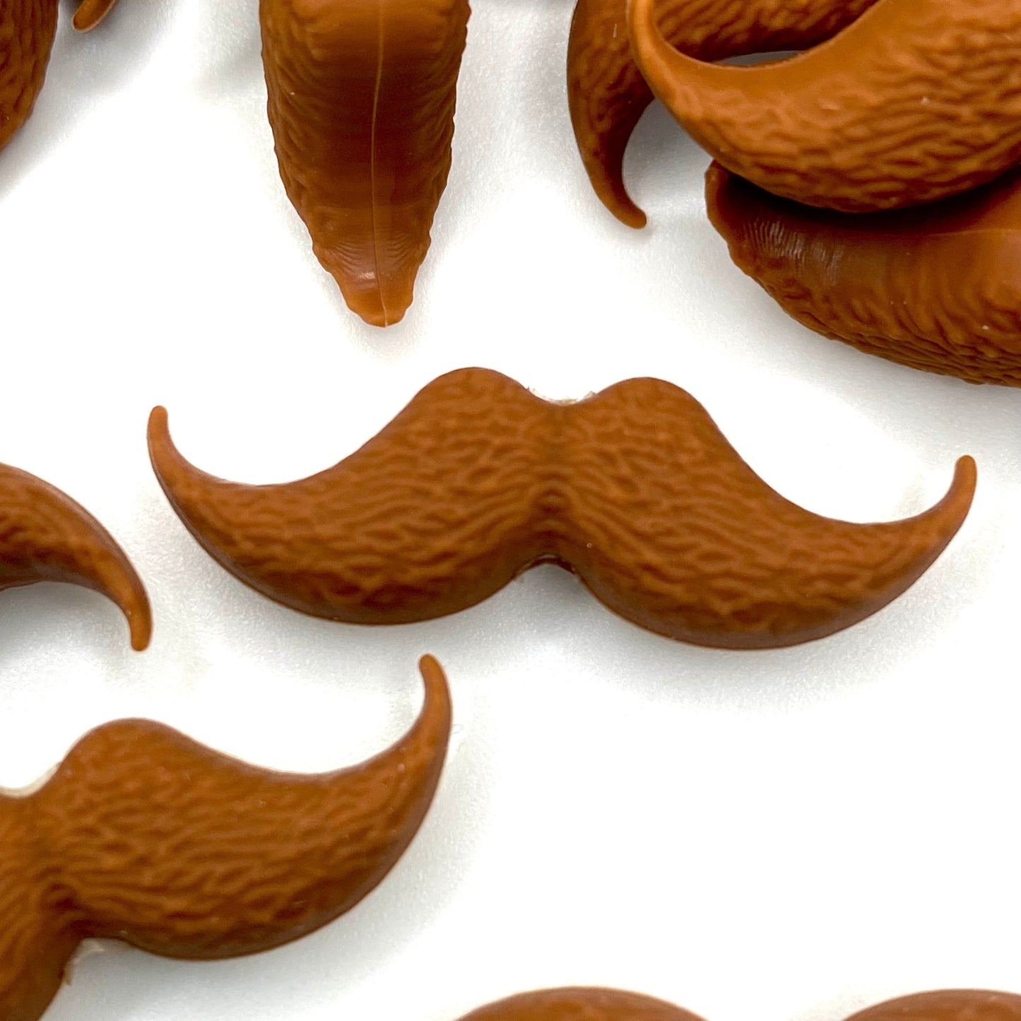 Respect The Stache 3D Silicone Focal Beads