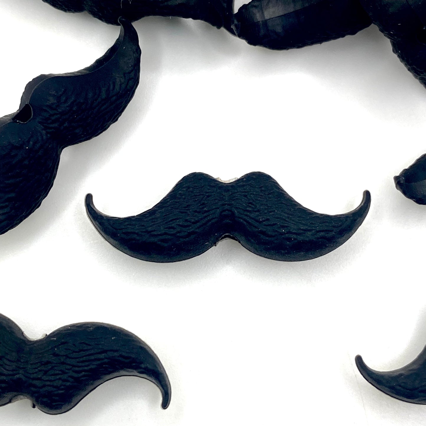 Respect The Stache 3D Silicone Focal Beads