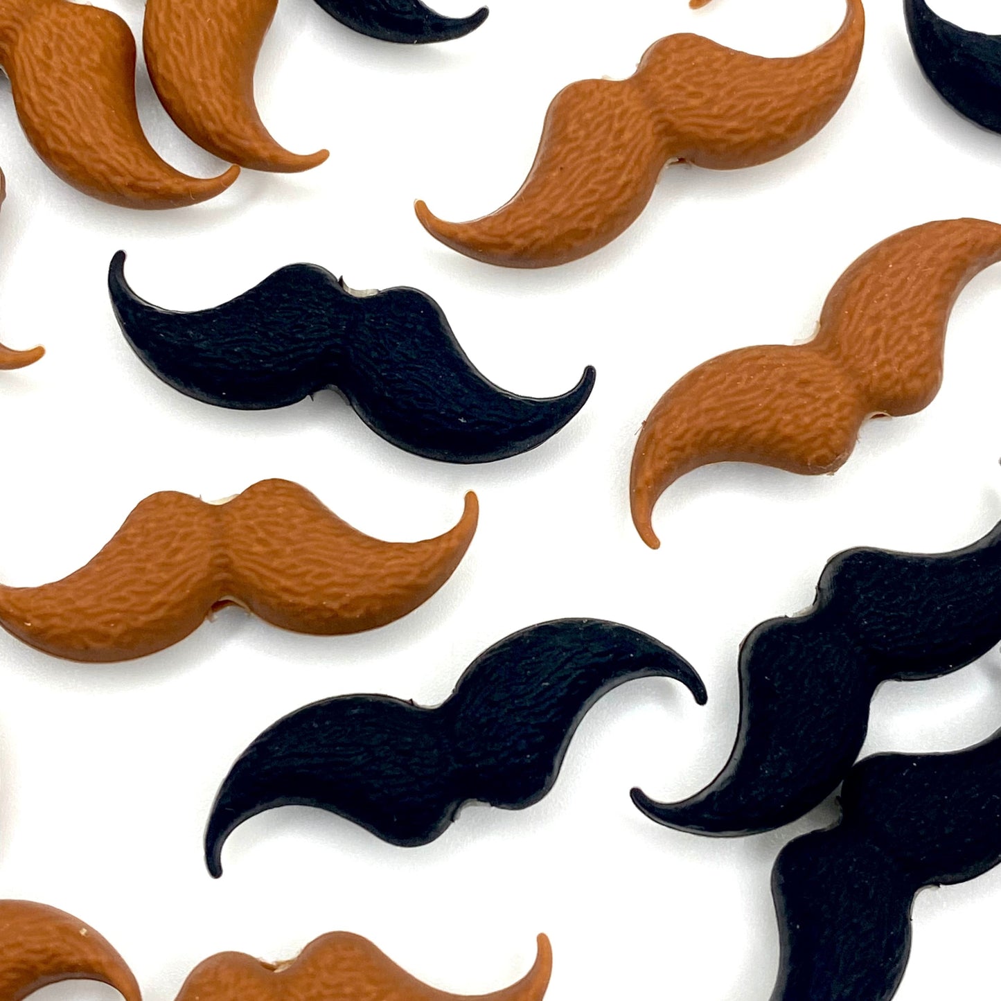 Respect The Stache 3D Silicone Focal Beads