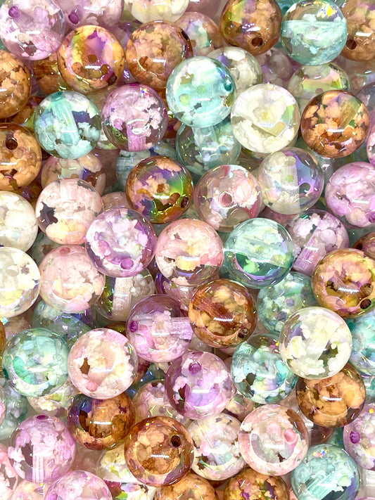 I'm On Cloud Nine Acrylic 16mm Bead - Random Mix | Colorful Beads | Water Beads | Cute Beads
