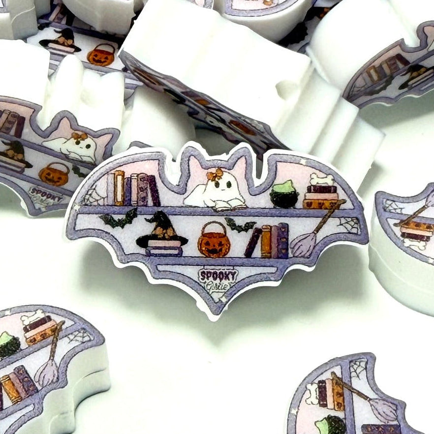 My TBR is Haunted 3D Printed Silicone Focal Beads - ECB Exclusive