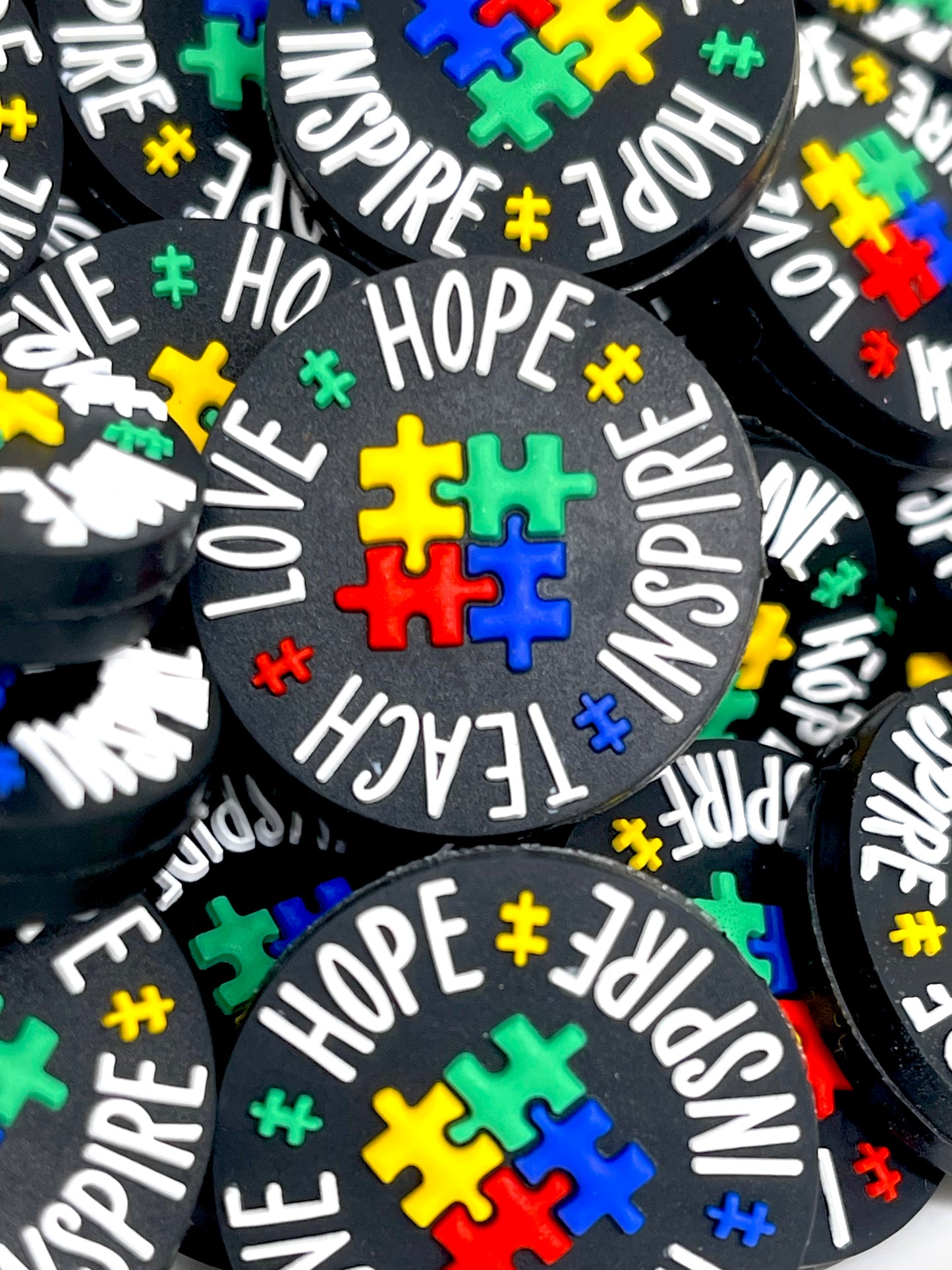 Teach Love Inspire Hope Focal Beads