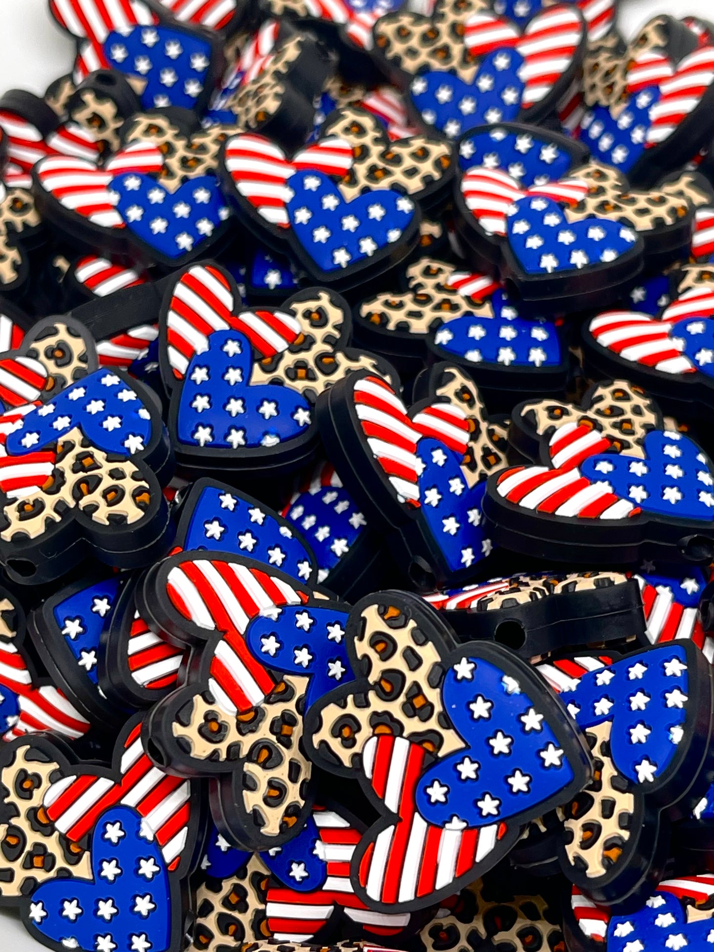 iHeart America Focal Beads