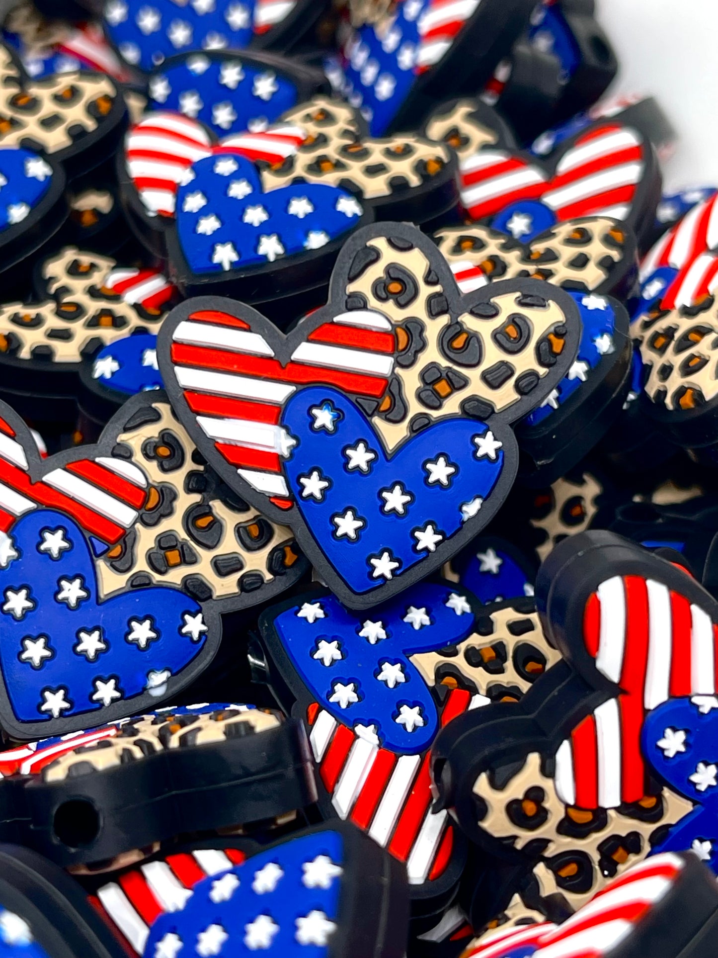 iHeart America Focal Beads