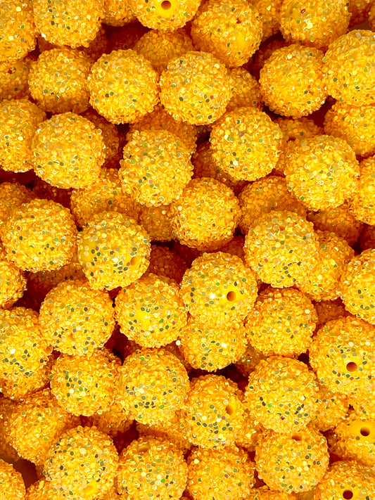 Yellow Sun Sequins Beads