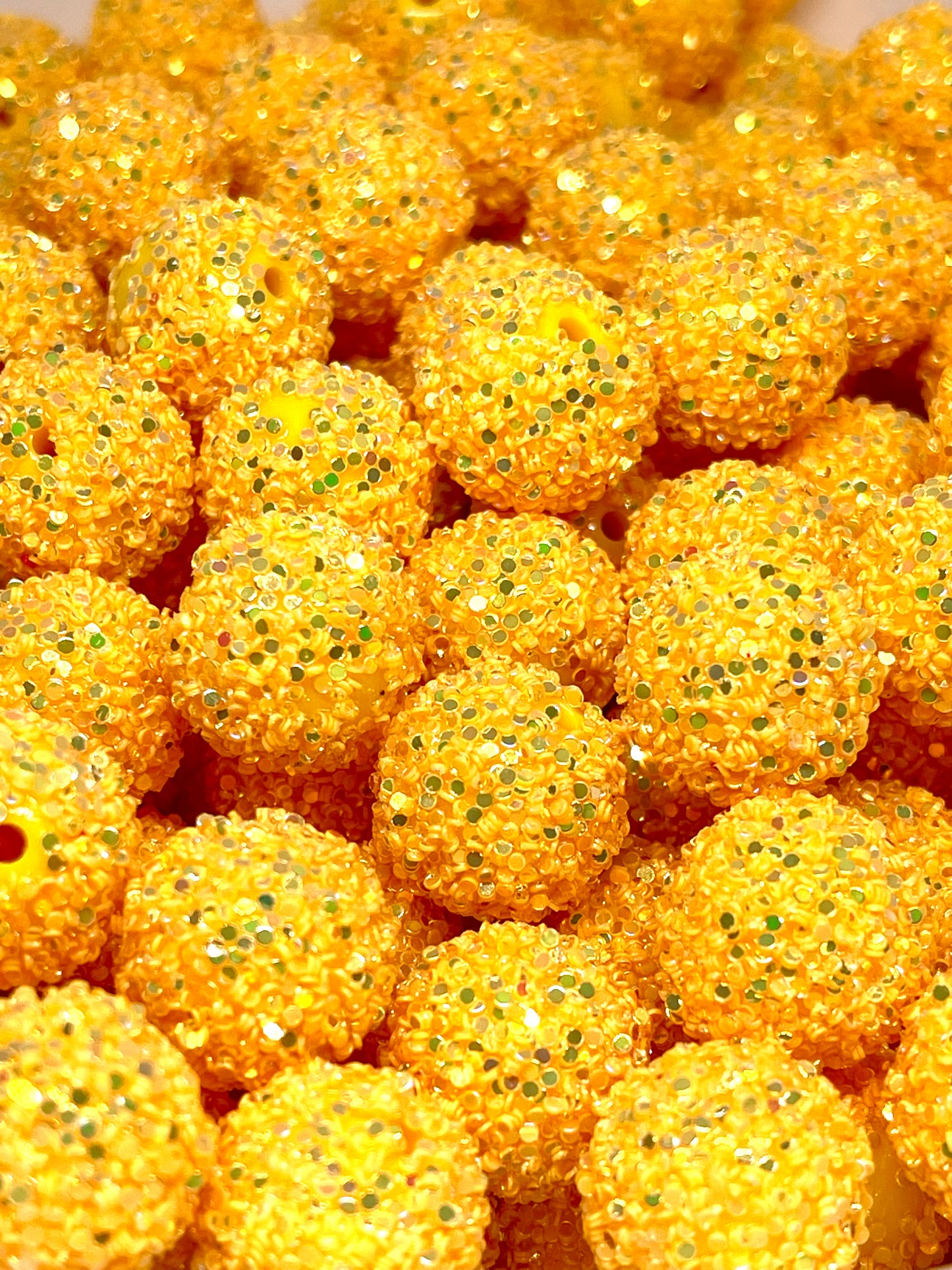 Yellow Sun Sequins Beads