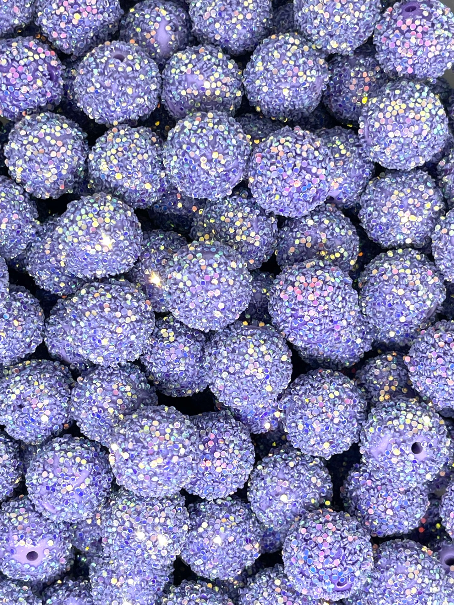 Princess Purple Sequins Beads