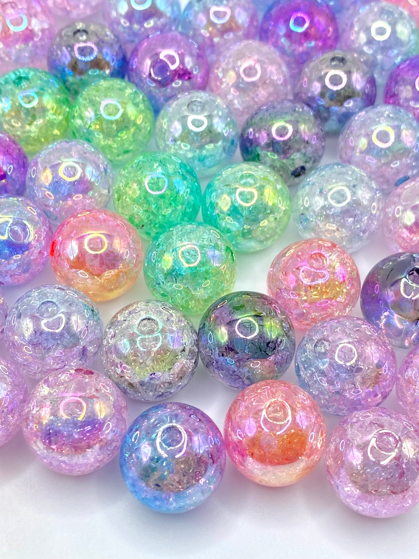 Crystal Ball Acrylic Beads