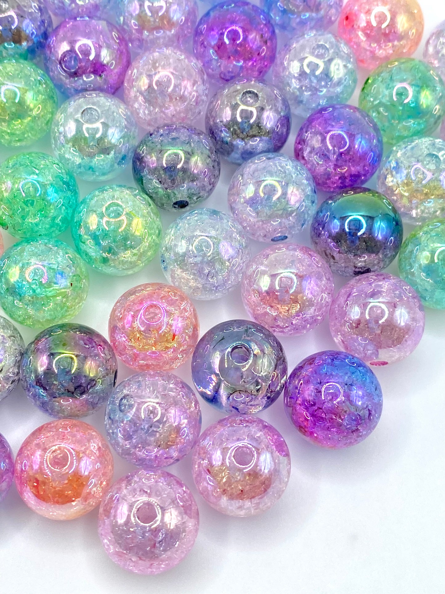 Crystal Ball Acrylic Beads