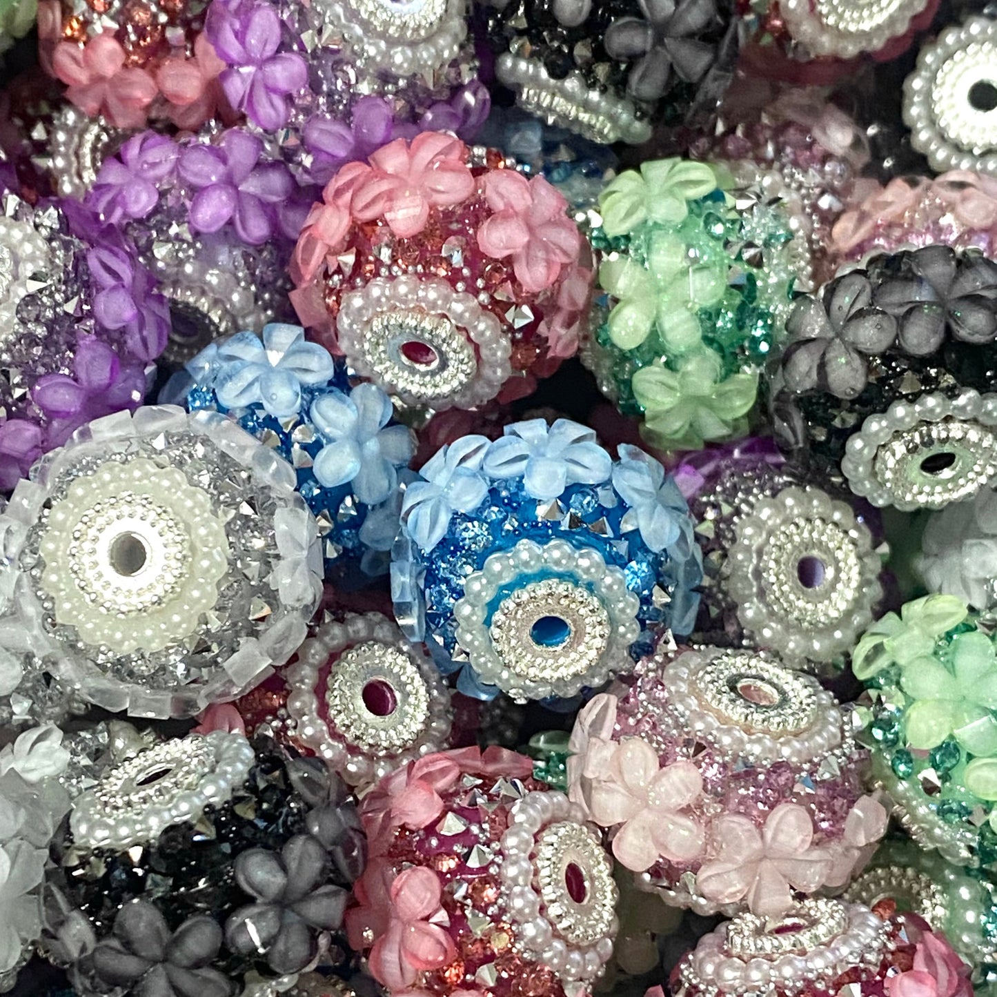 The Earth Laughs In Flowers 2.0 Rhinestone Fancy Beads