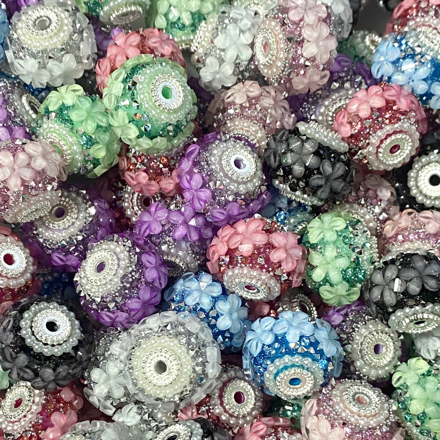 The Earth Laughs In Flowers 2.0 Rhinestone Fancy Beads