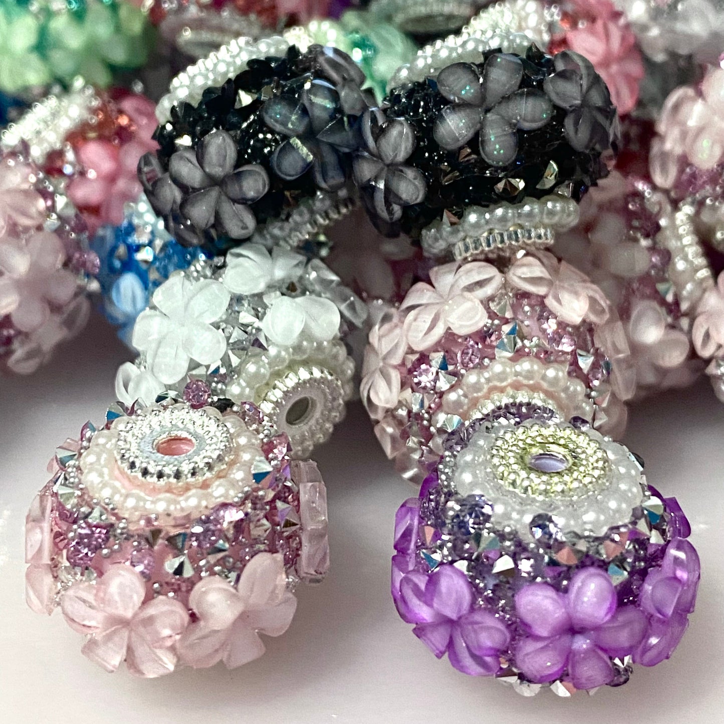 The Earth Laughs In Flowers 2.0 Rhinestone Fancy Beads