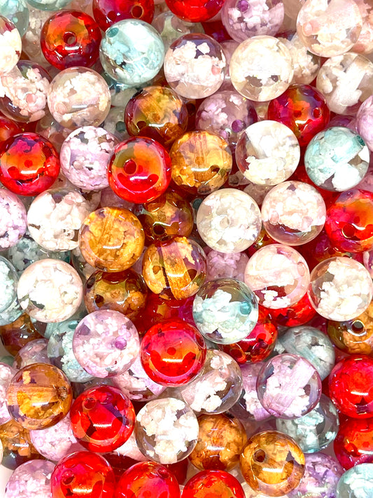 Summer Sunset Acrylic 16mm Bead - Random Mix | Colorful Beads | Water Beads | Cute Beads