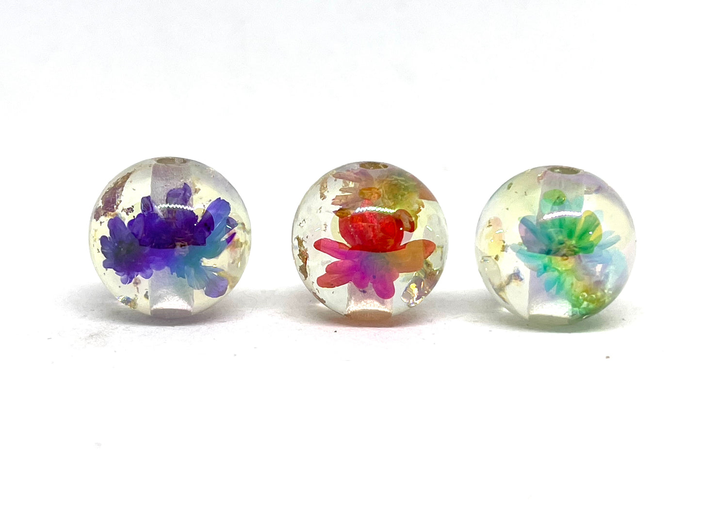 Water Lily Acrylic Beads