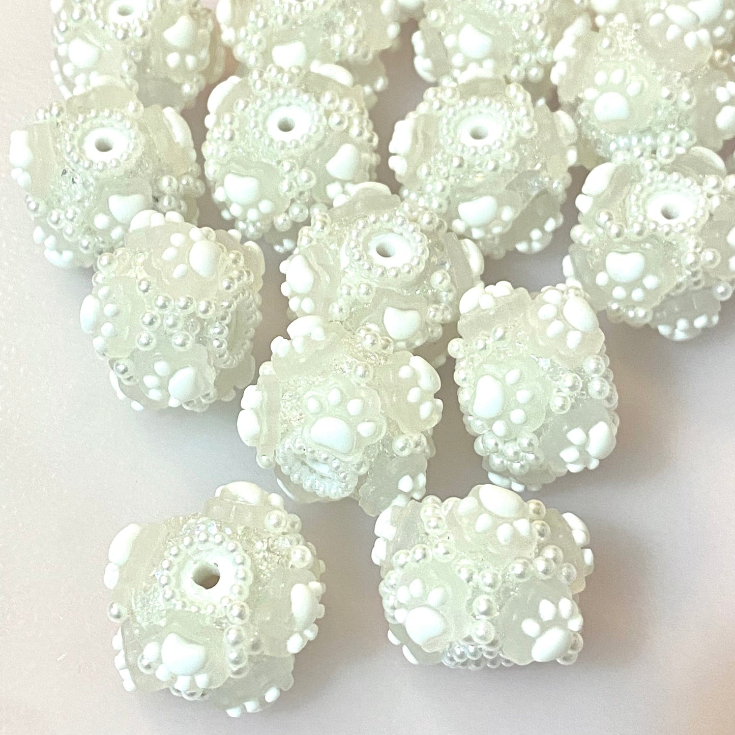 Always Think Pawsitive Fancy Beads