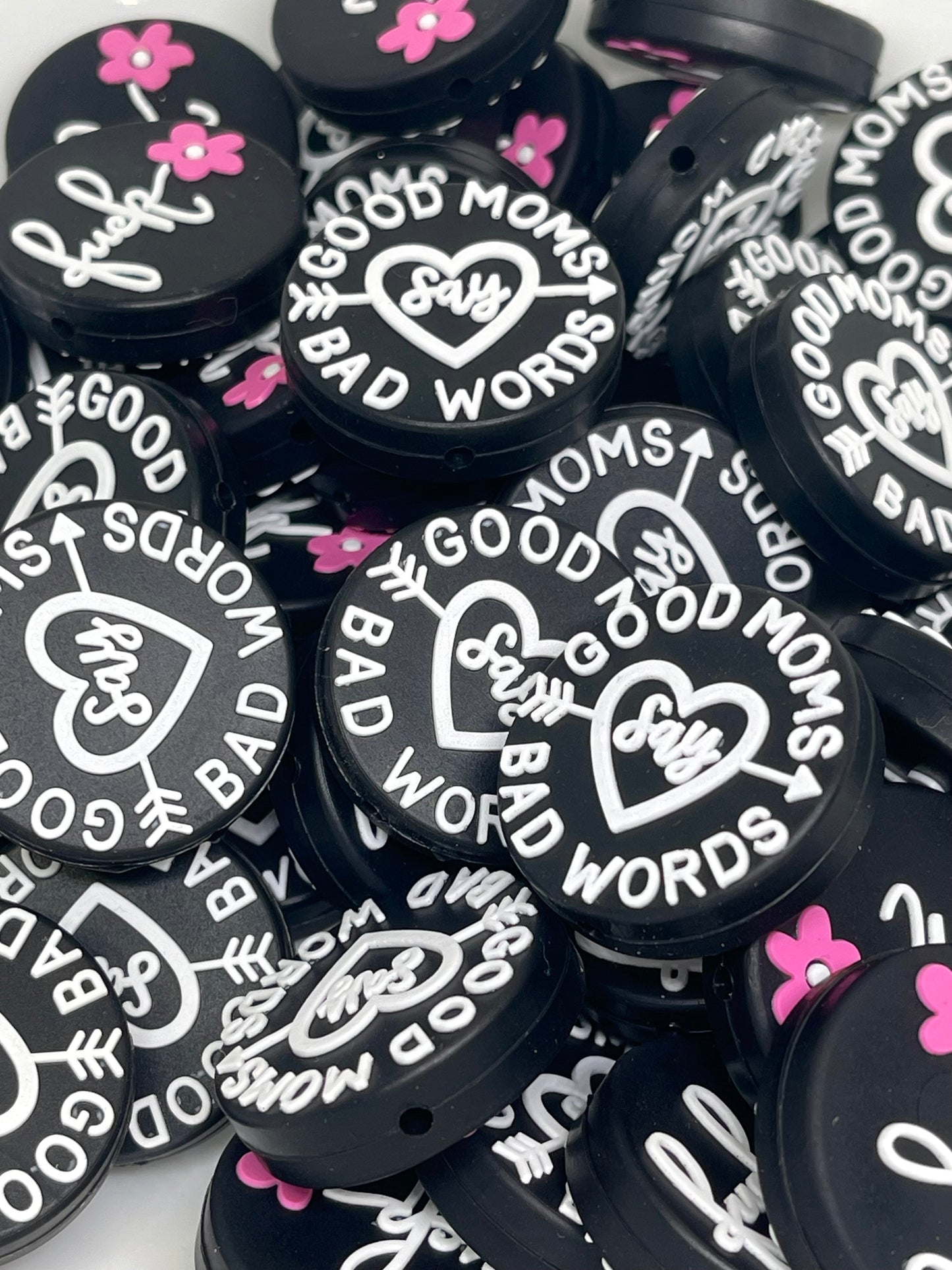 Good Moms Say Bad Words Focal Beads