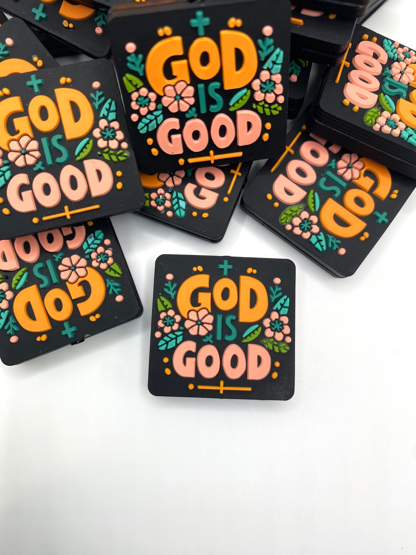 God is Good Silicone Focal Beads - EXCLUSIVE