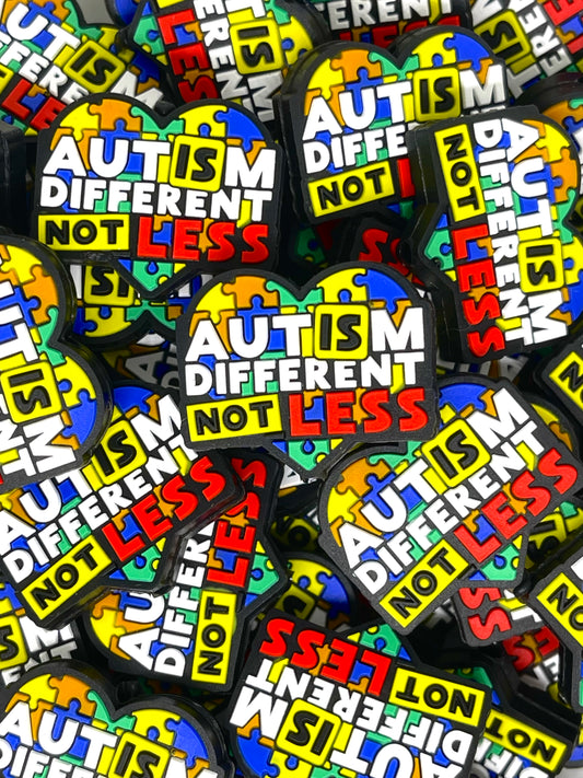 Autism Is Different Not Less Focal Beads | Autism Beads | Colorful Bead | Autism Awareness Beads