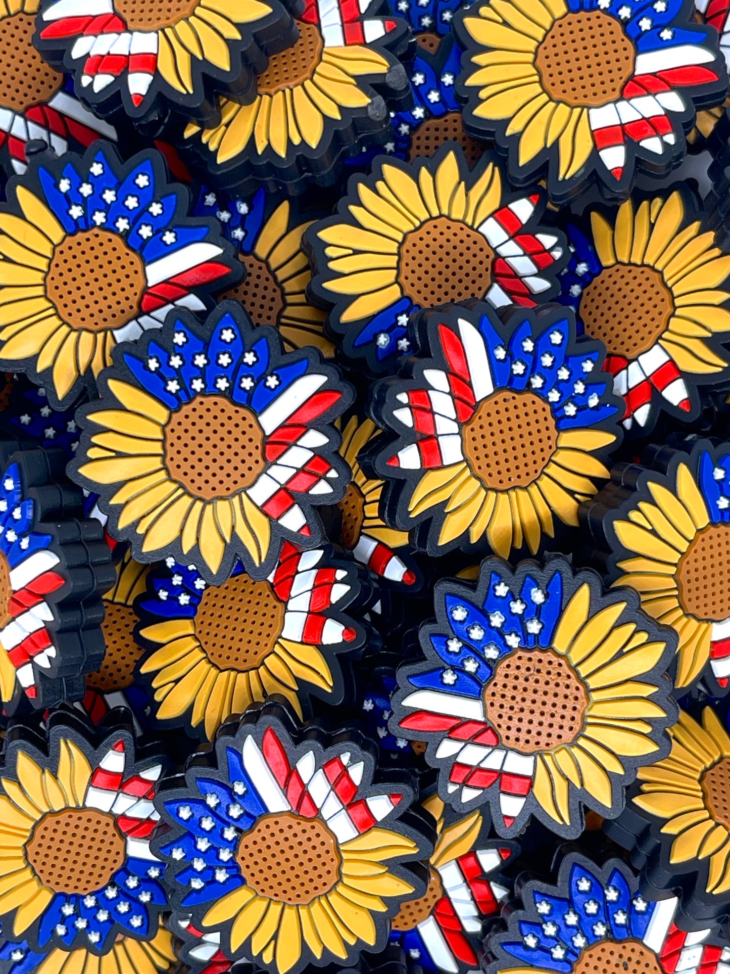 American Flowers Focal Beads