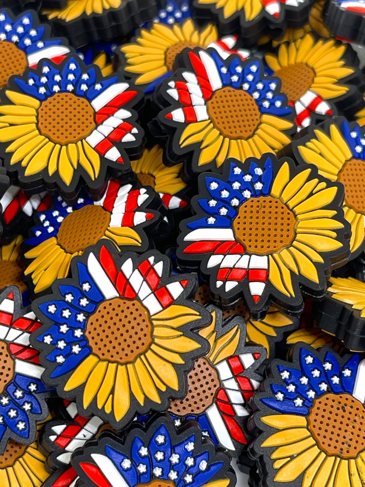 American Flowers Focal Beads