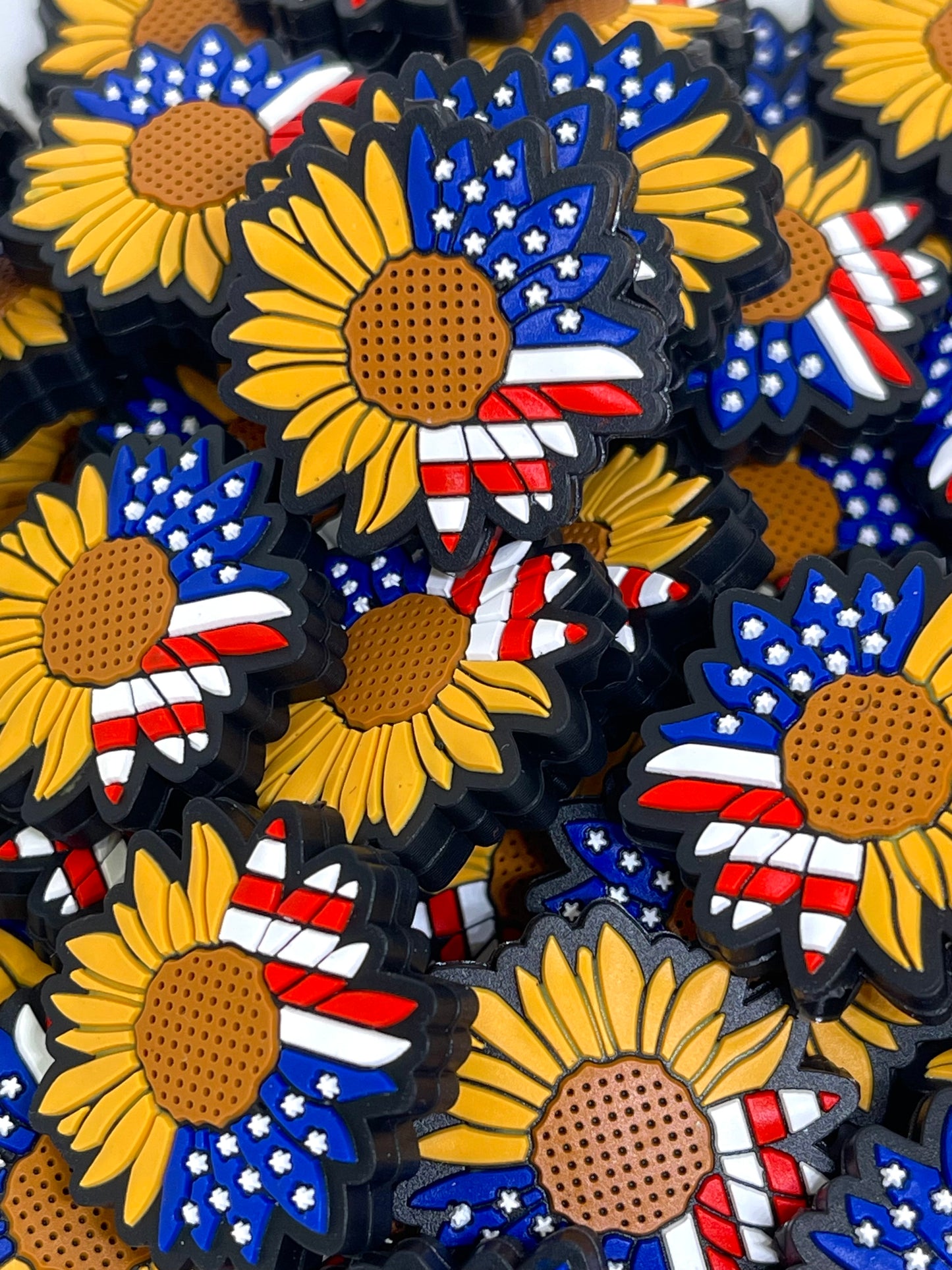 American Flowers Focal Beads