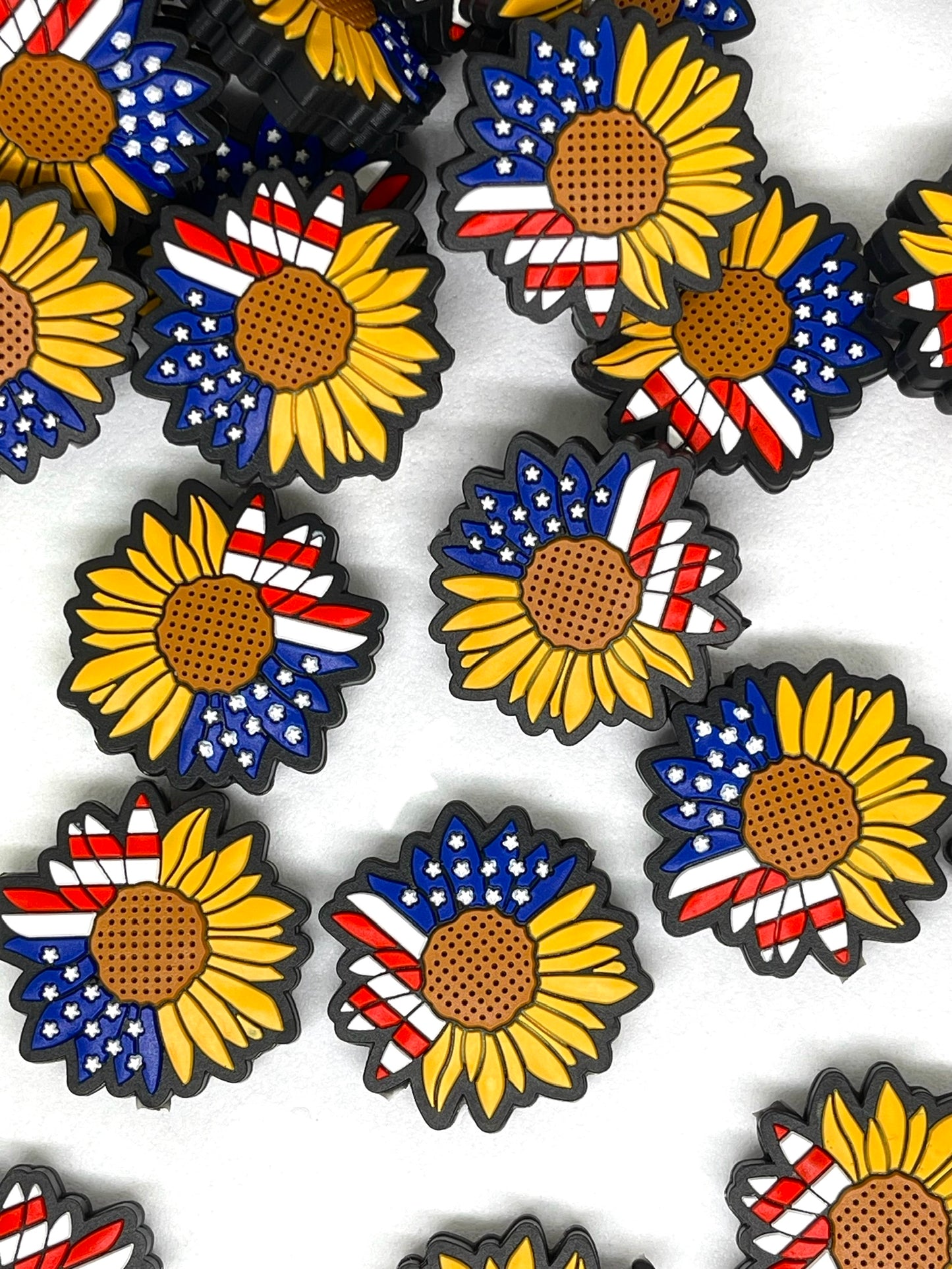 American Flowers Focal Beads