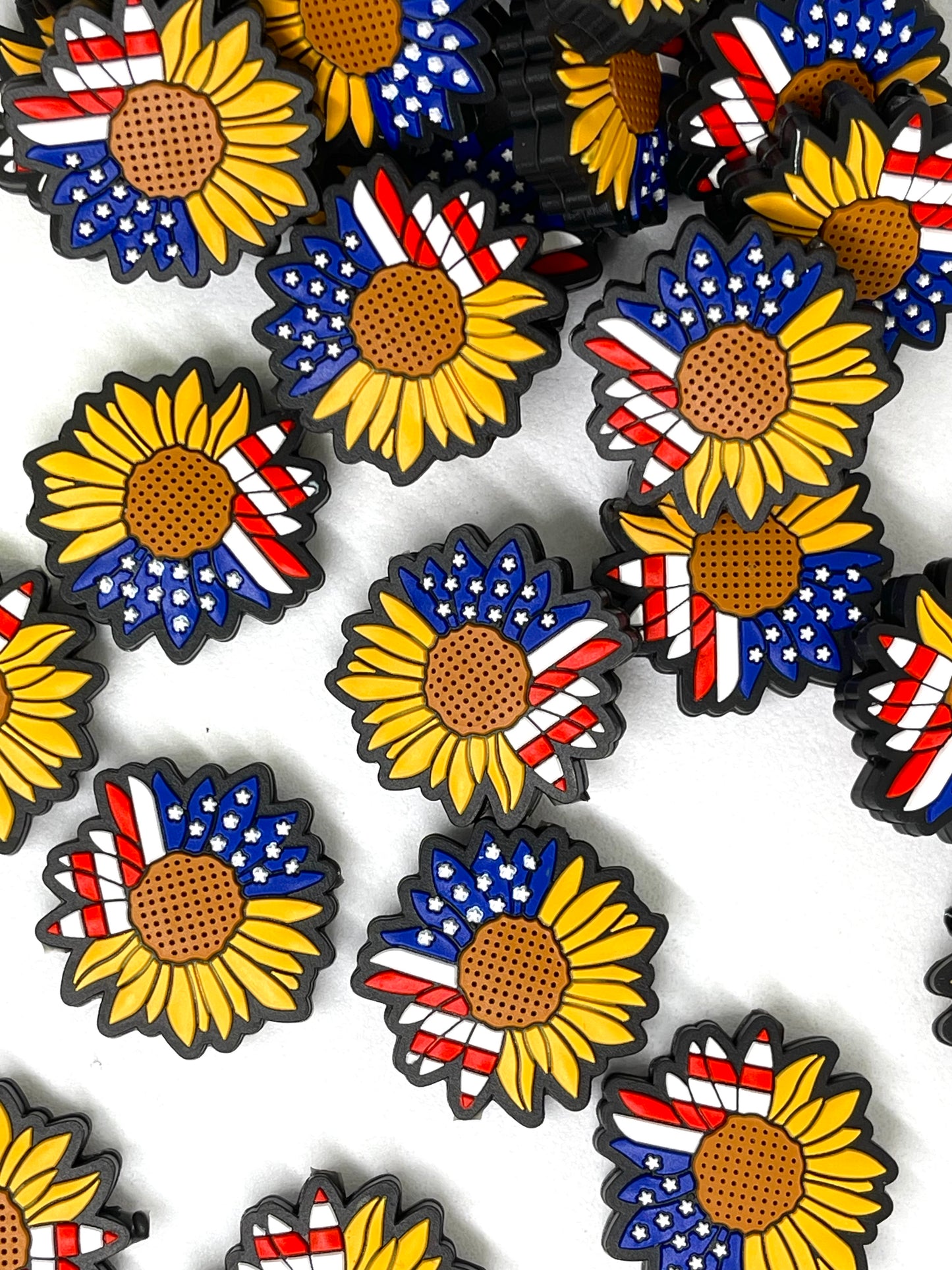 American Flowers Focal Beads