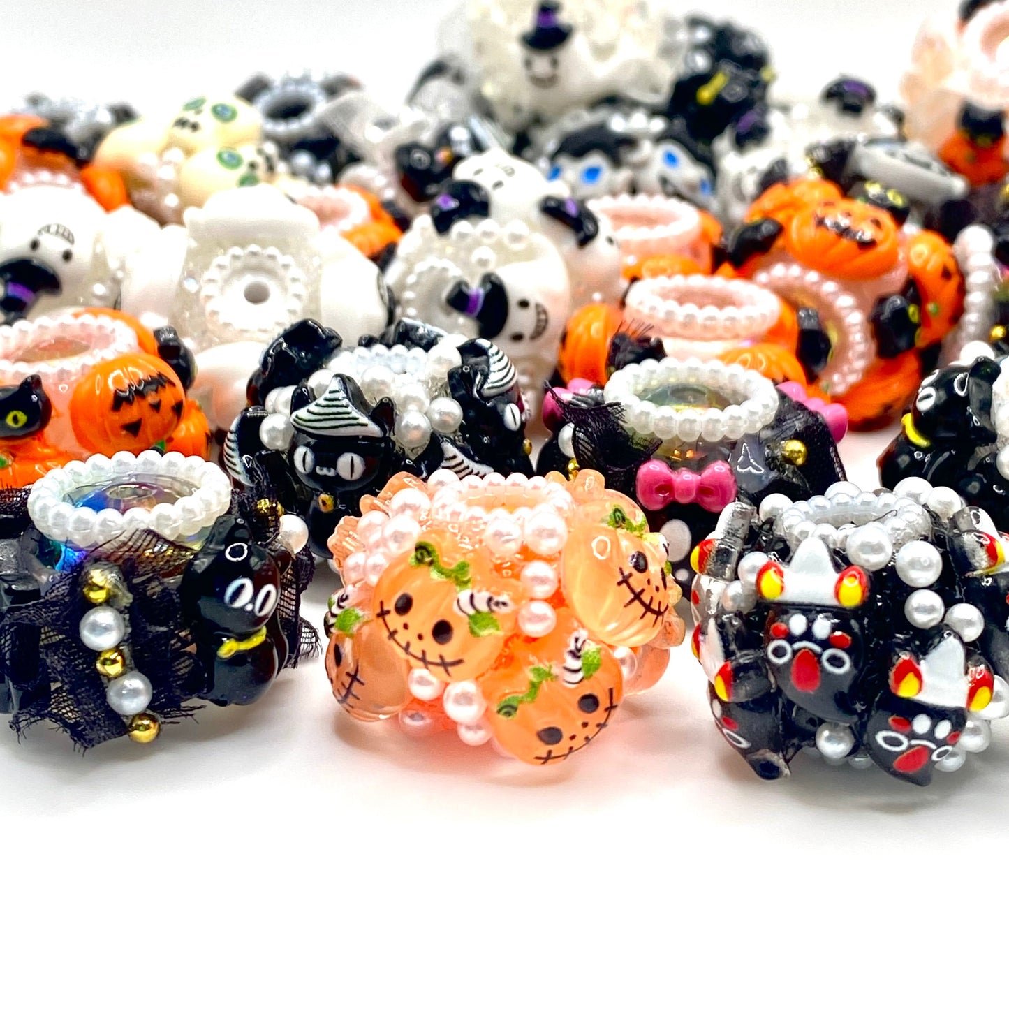 Happy Hunting Fancy Halloween Theme Beads