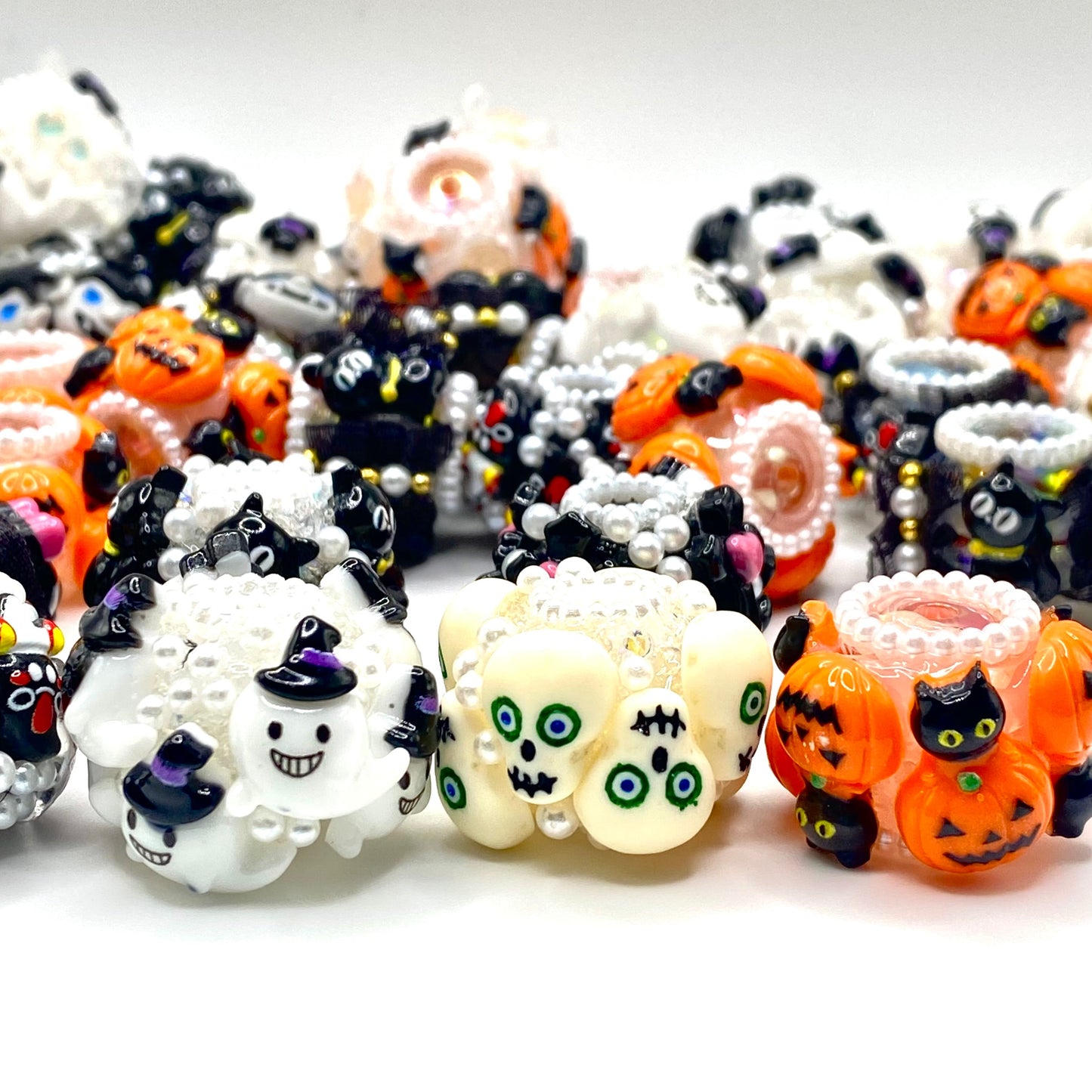 Happy Hunting Fancy Halloween Theme Beads