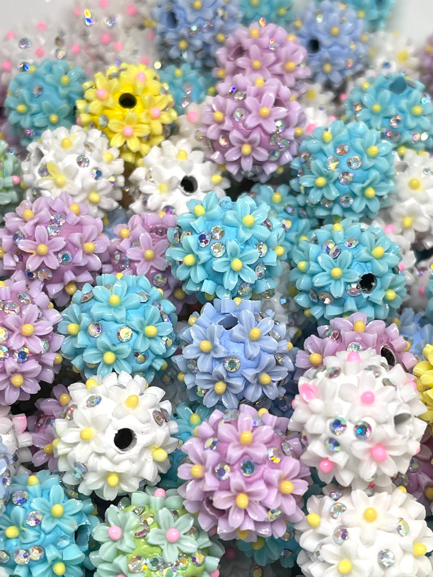 Flower Power Acrylic Beads