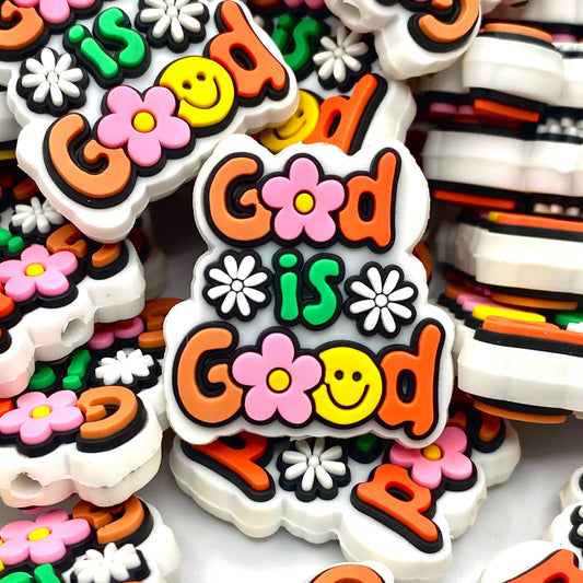 God is Good 3.0 PVC Focal Beads