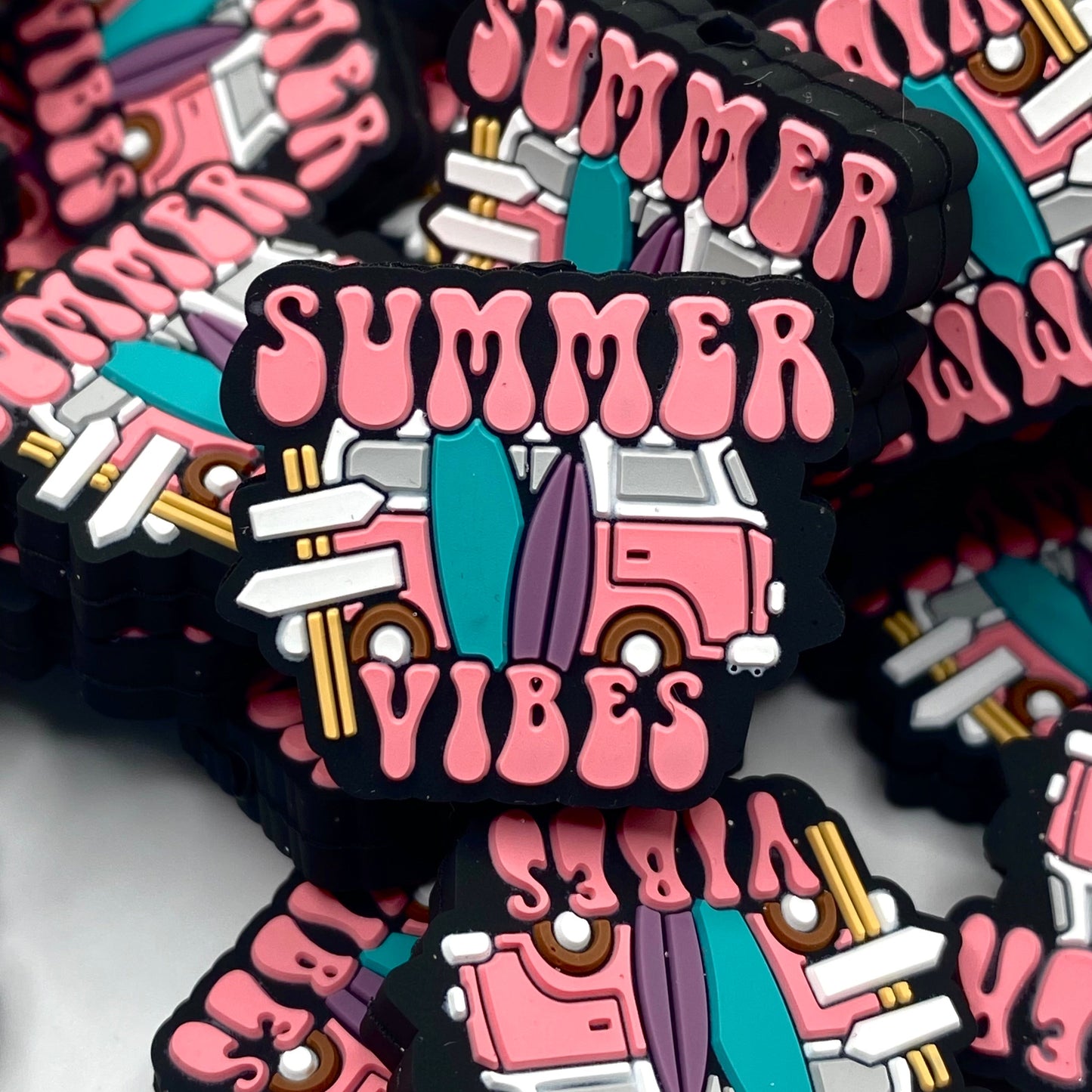 Summer Vibes Silicone Focal Beads