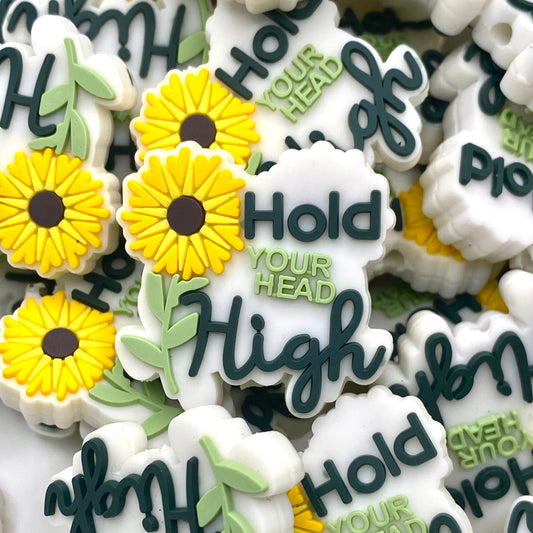 Hold Your Head High PVC Focal Beads