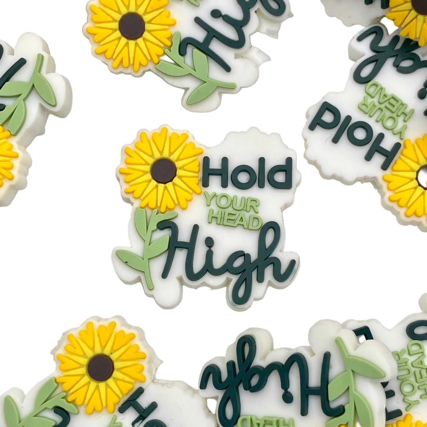 Hold Your Head High PVC Focal Beads