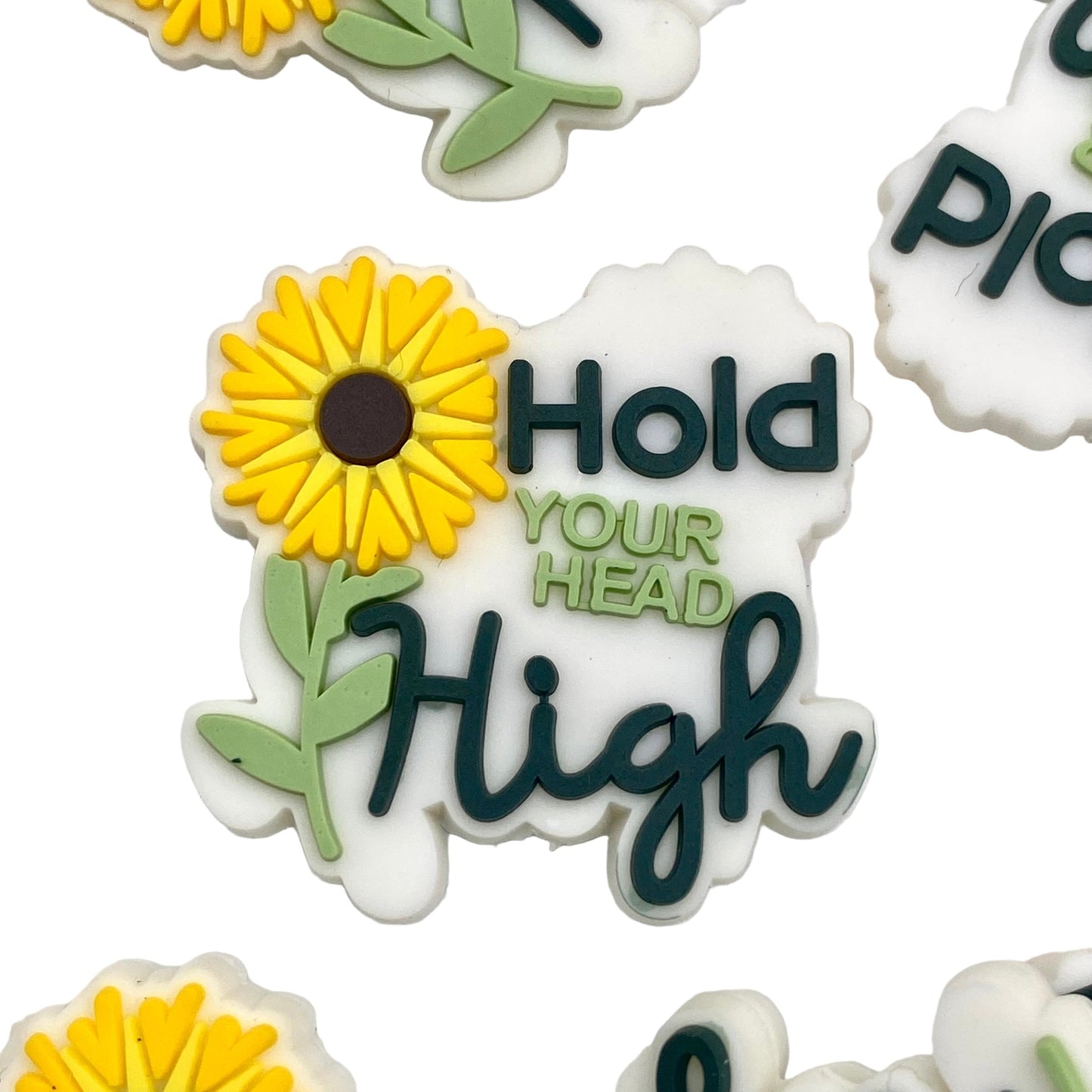 Hold Your Head High PVC Focal Beads