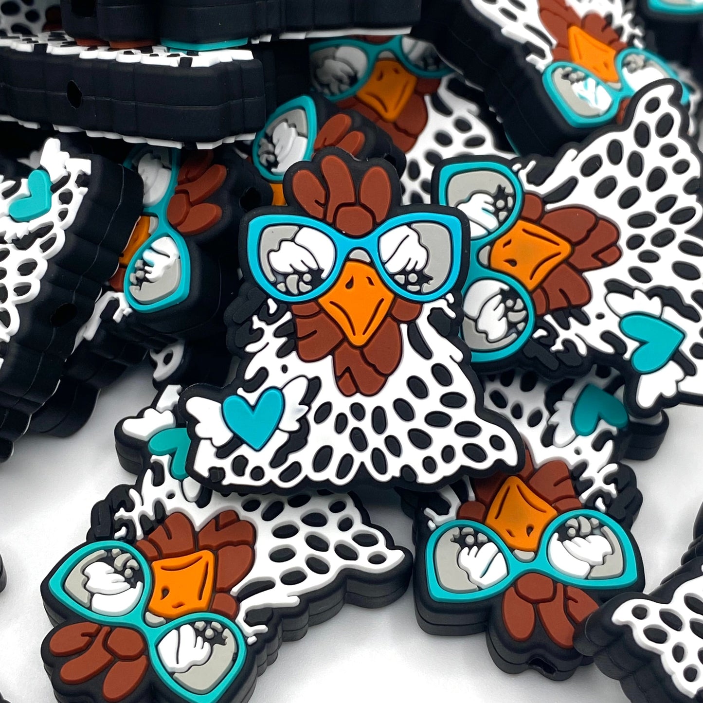 Gobble 'Till You Wobble Silicone Focal Beads