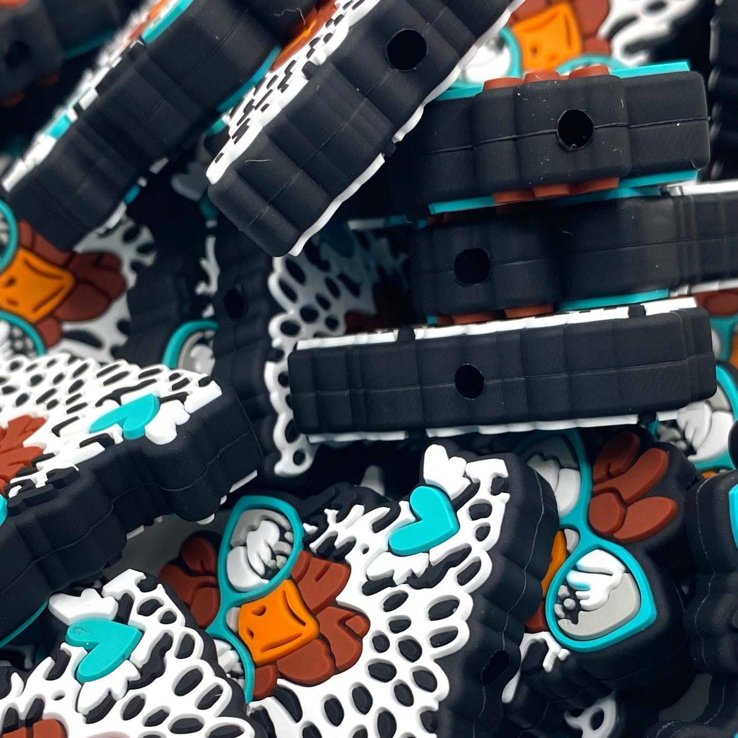 Gobble 'Till You Wobble Silicone Focal Beads